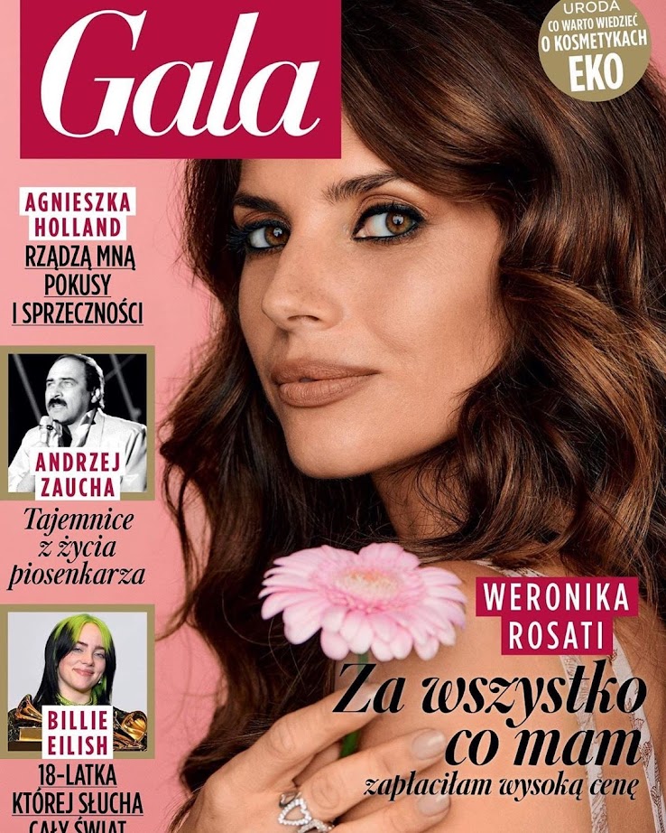 makijaż do sesji magazynu Gala Weronieka Rosati